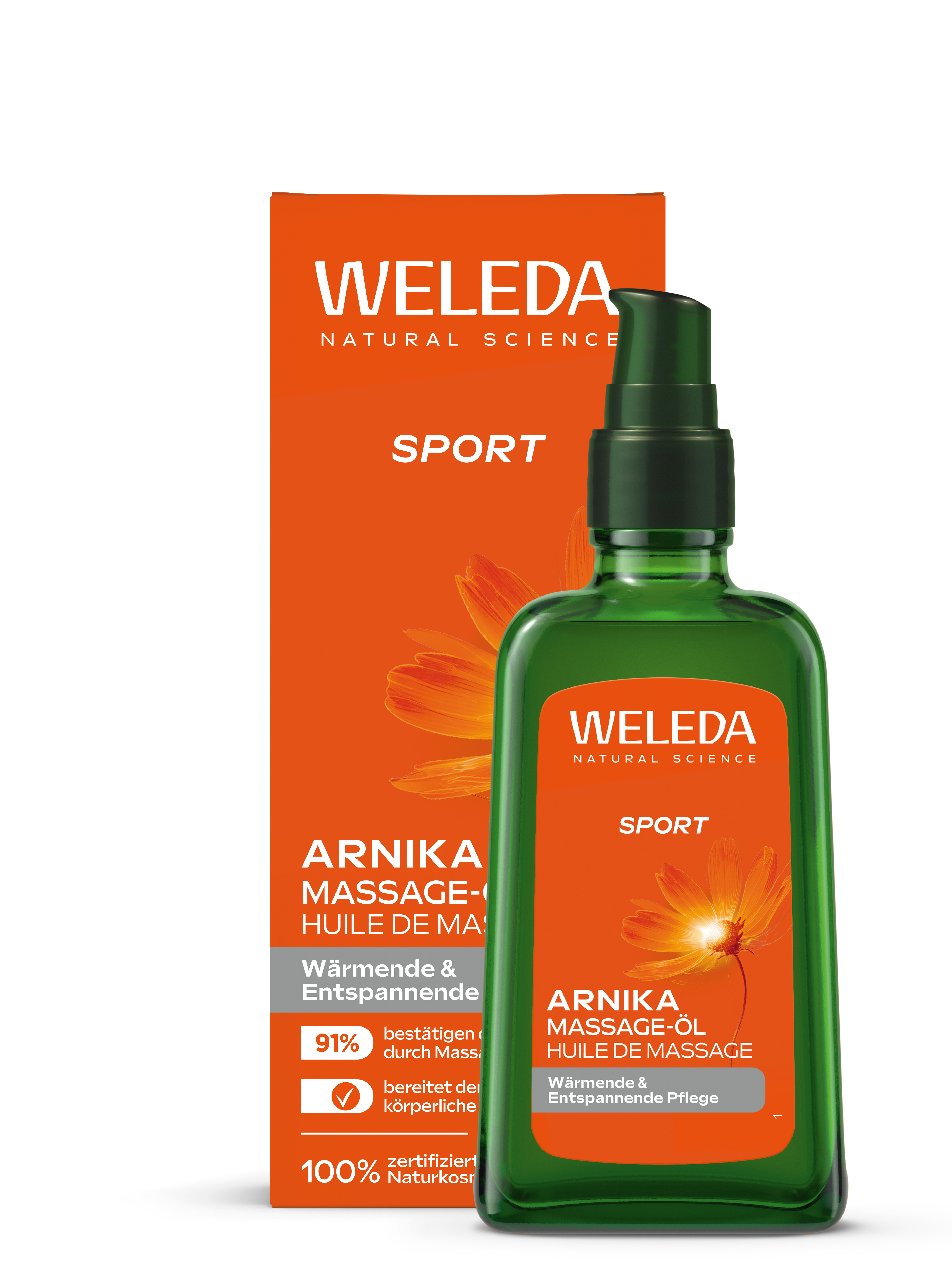 Sport Massage-Öl Arnika I © WELEDA