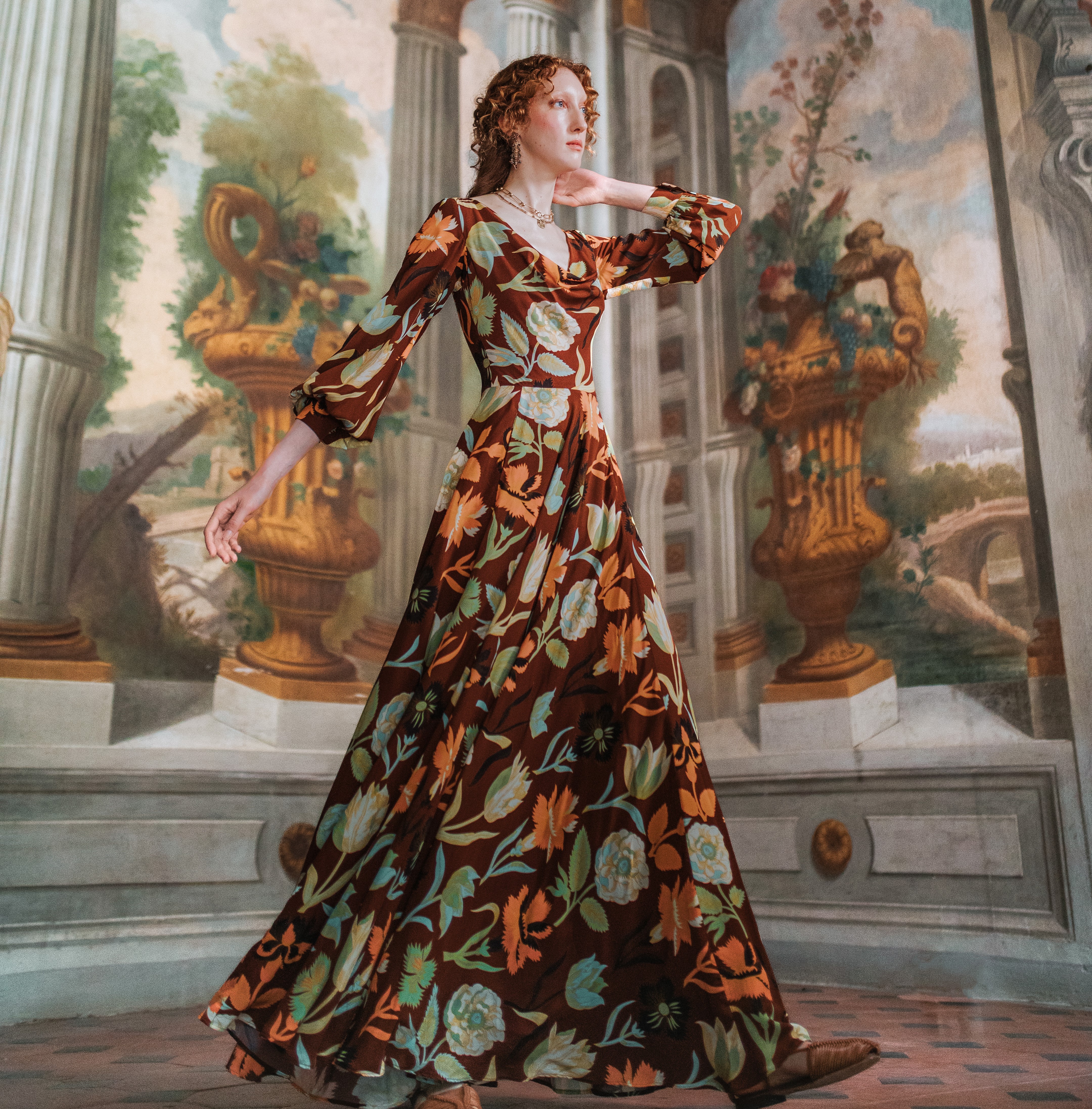 Lena Hoschek Toscana Dress Fiore Antico I ©Aida Dapo
