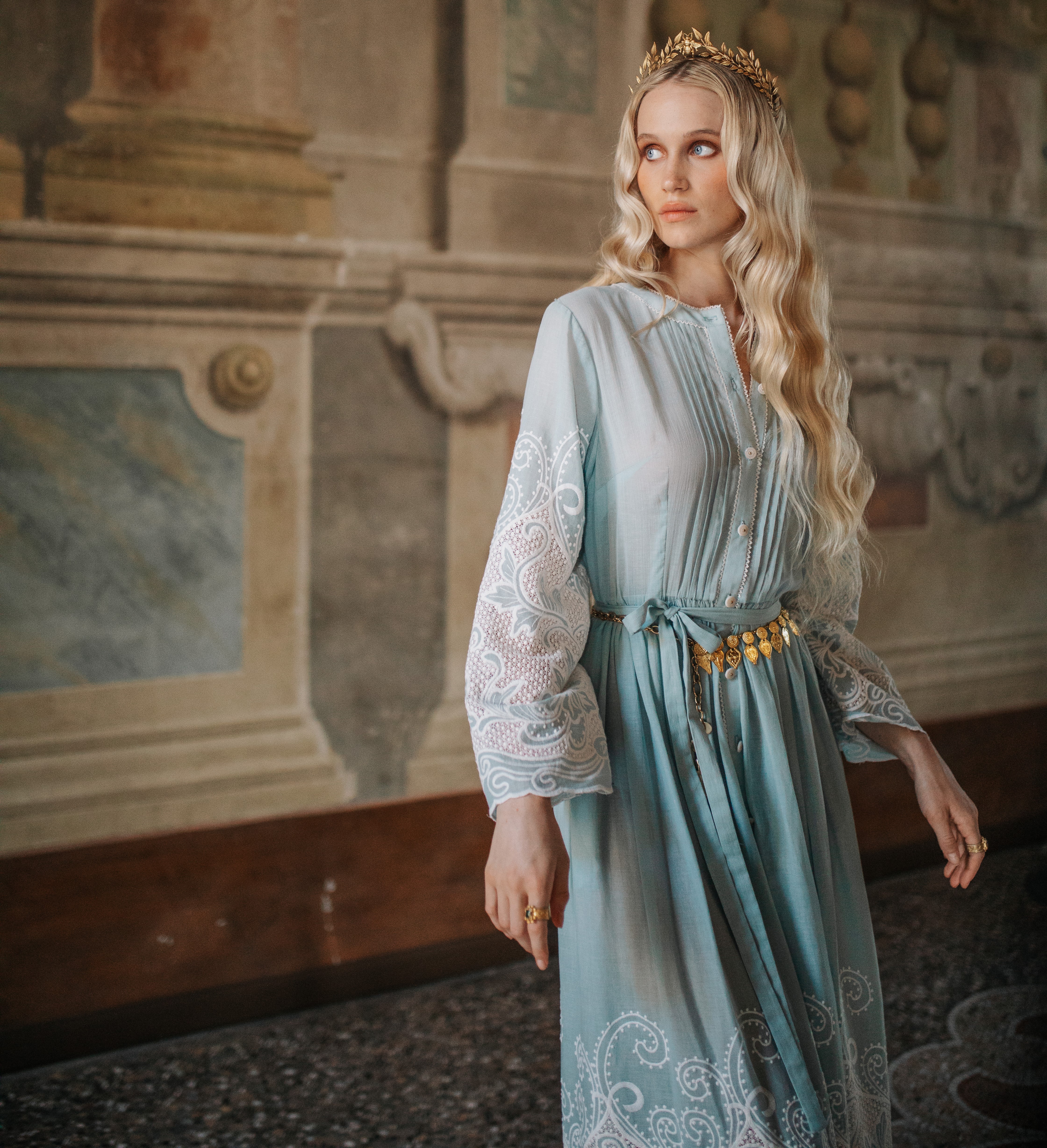 Lena Hoschek Cosima Dress Cielo I ©Aida Dapo
