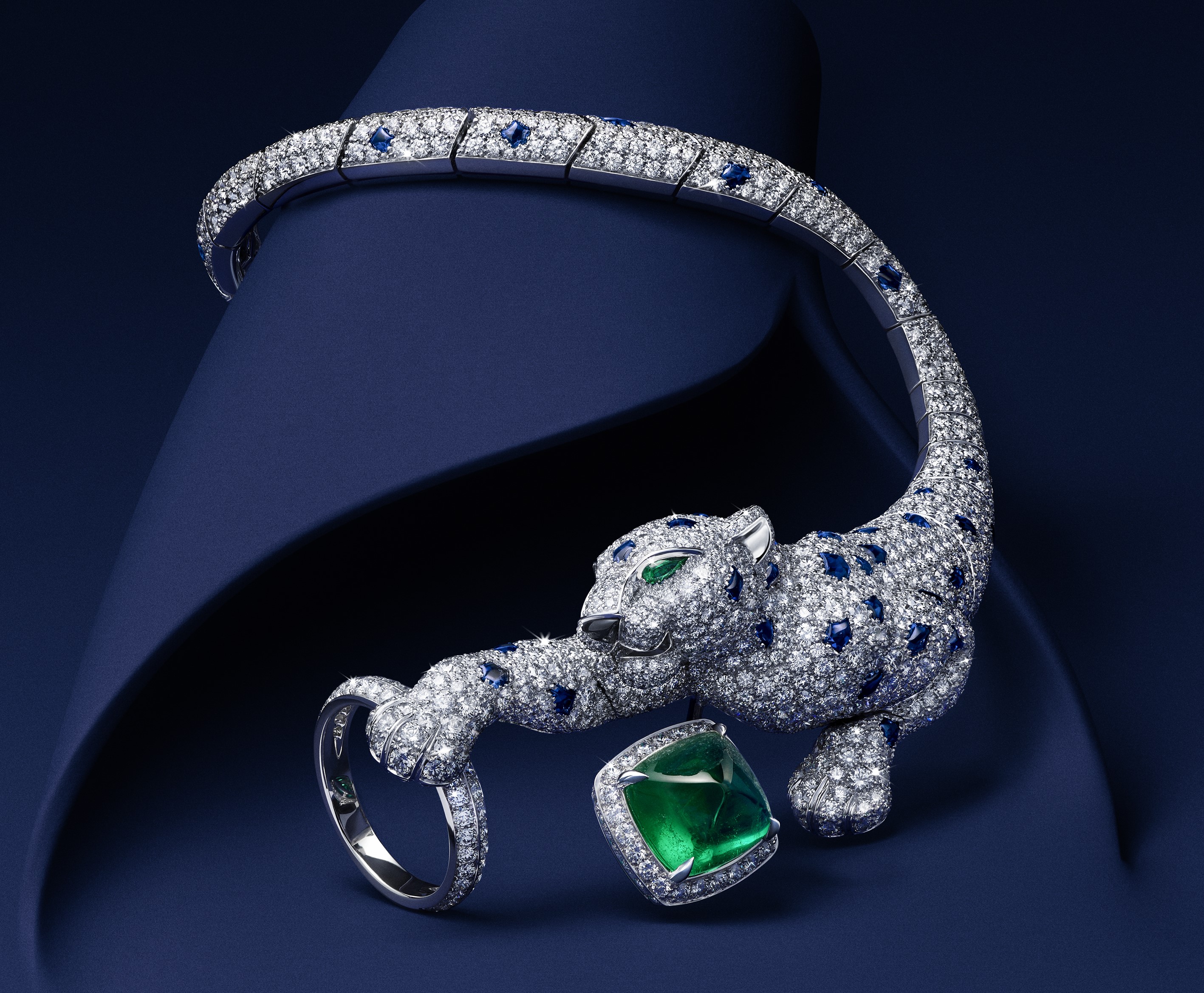 Ring-Armband PANTHÈRE JAILLISSANTE aus der Nature Sauvage Kollektion von Cartier I © Iri Velghe