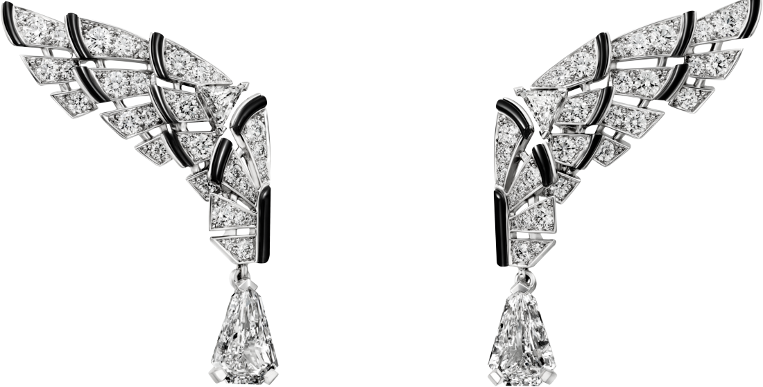 Ohrringe ALAE aus der Nature Sauvage Kollektion von Cartier I © Cartier
