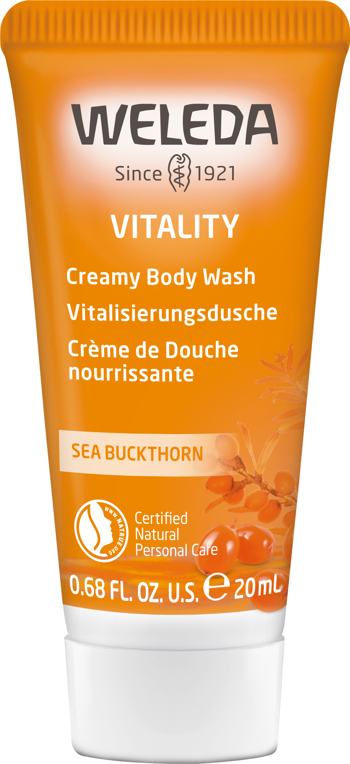Vitality Vitalisierungsdusche Sanddorn I © Weleda