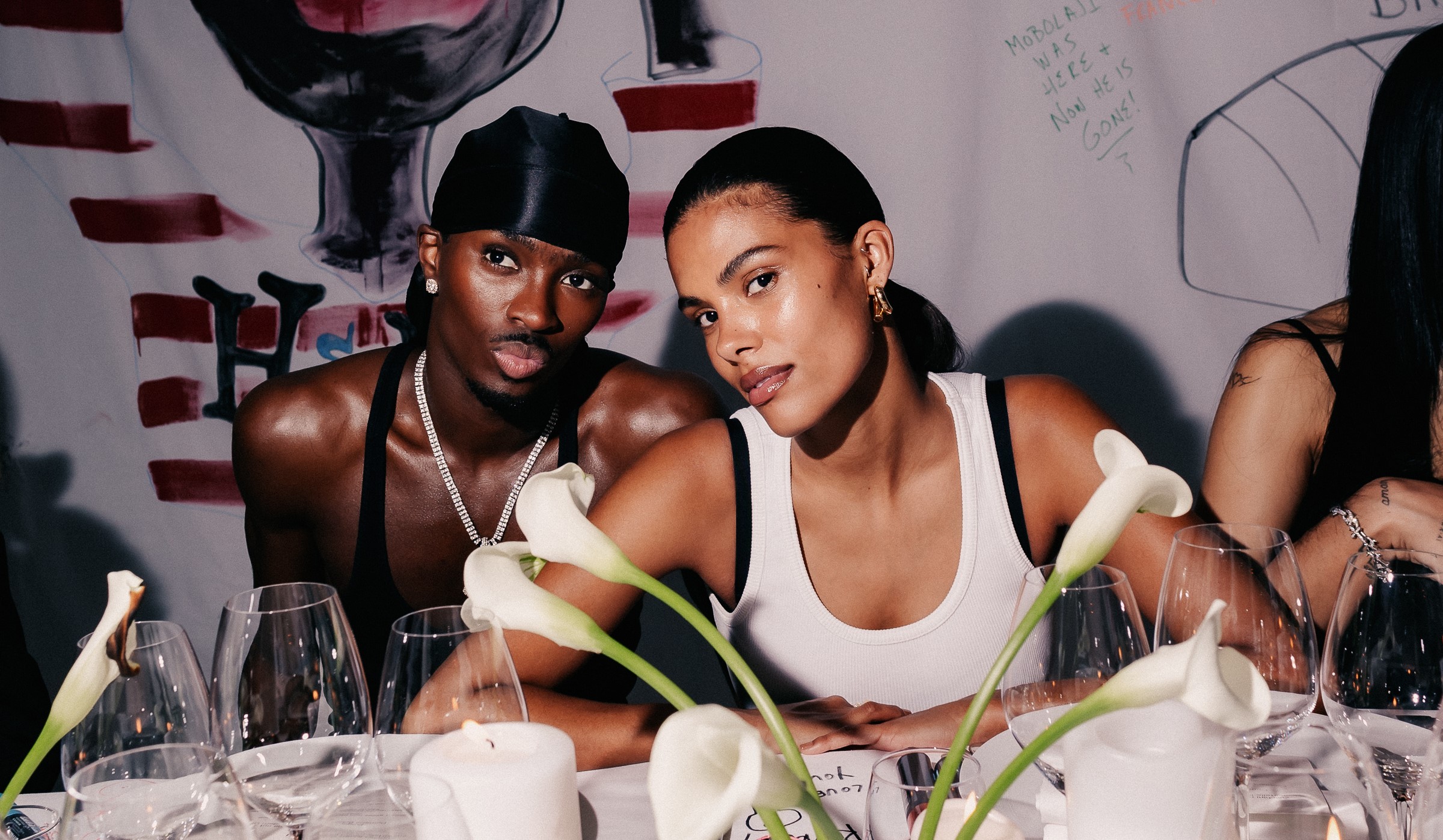 Alton Mason & Tina Kunakey I © H&M x Jean-Michel Basquiat by Ev Bravado und Téla D’Amore