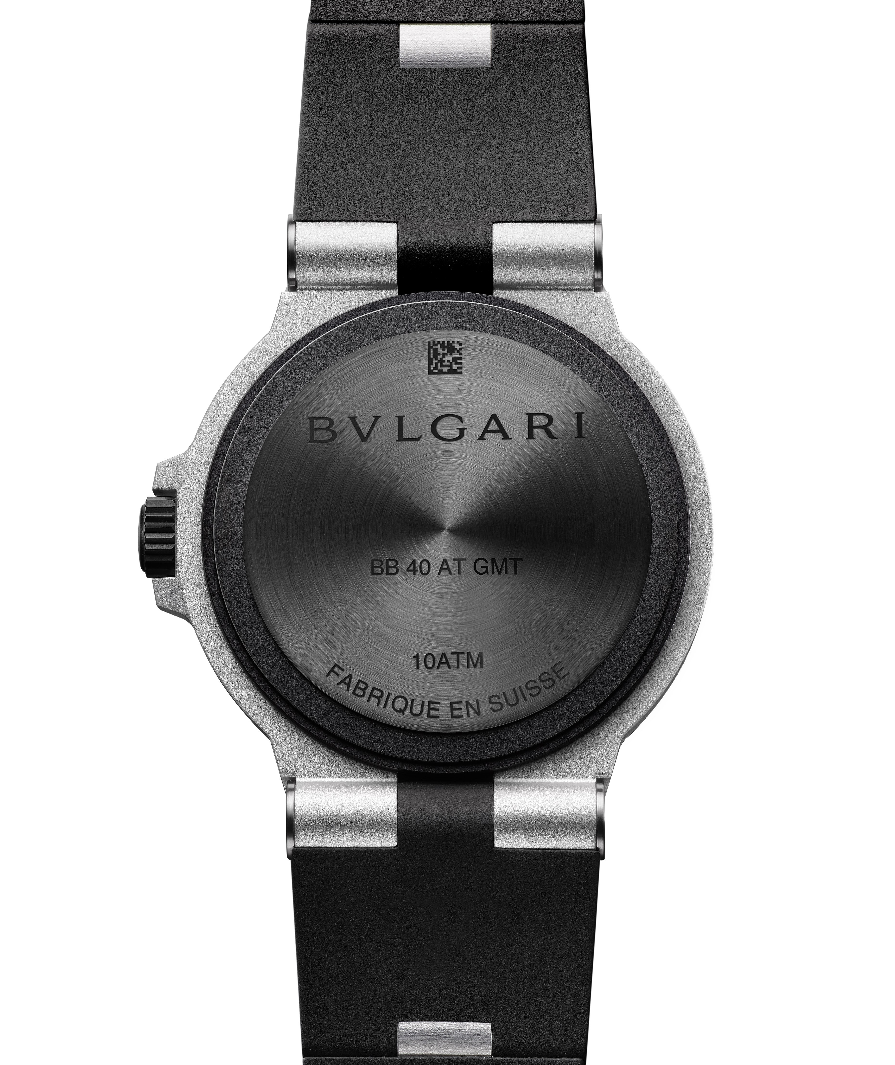 BVLGARI ALUMINIUM BLACK GMT, UVP € 4.100,- I © Bulgari 