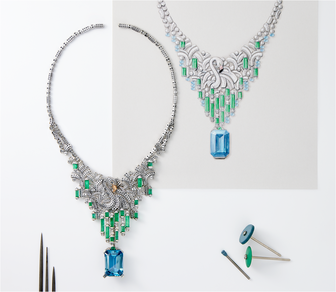 Collier CELESTUN aus der Nature Sauvage Kollektion von Cartier I © Cartier
