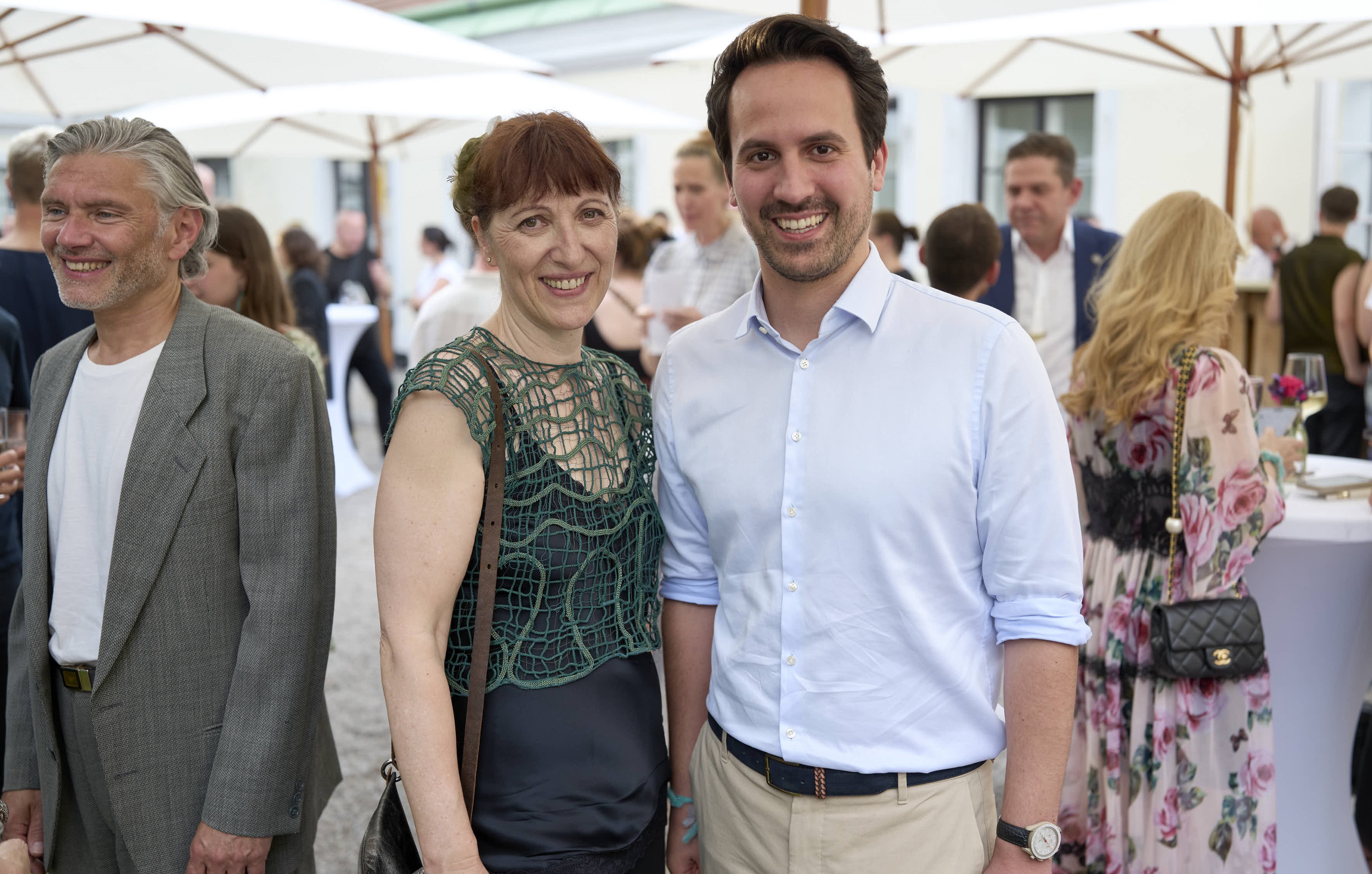 Monika Kycelt, Direktorin der Modeschule Hetzendorf mit Vize-Bürgermeister Christoph Wiederkehr I © Markus Wache