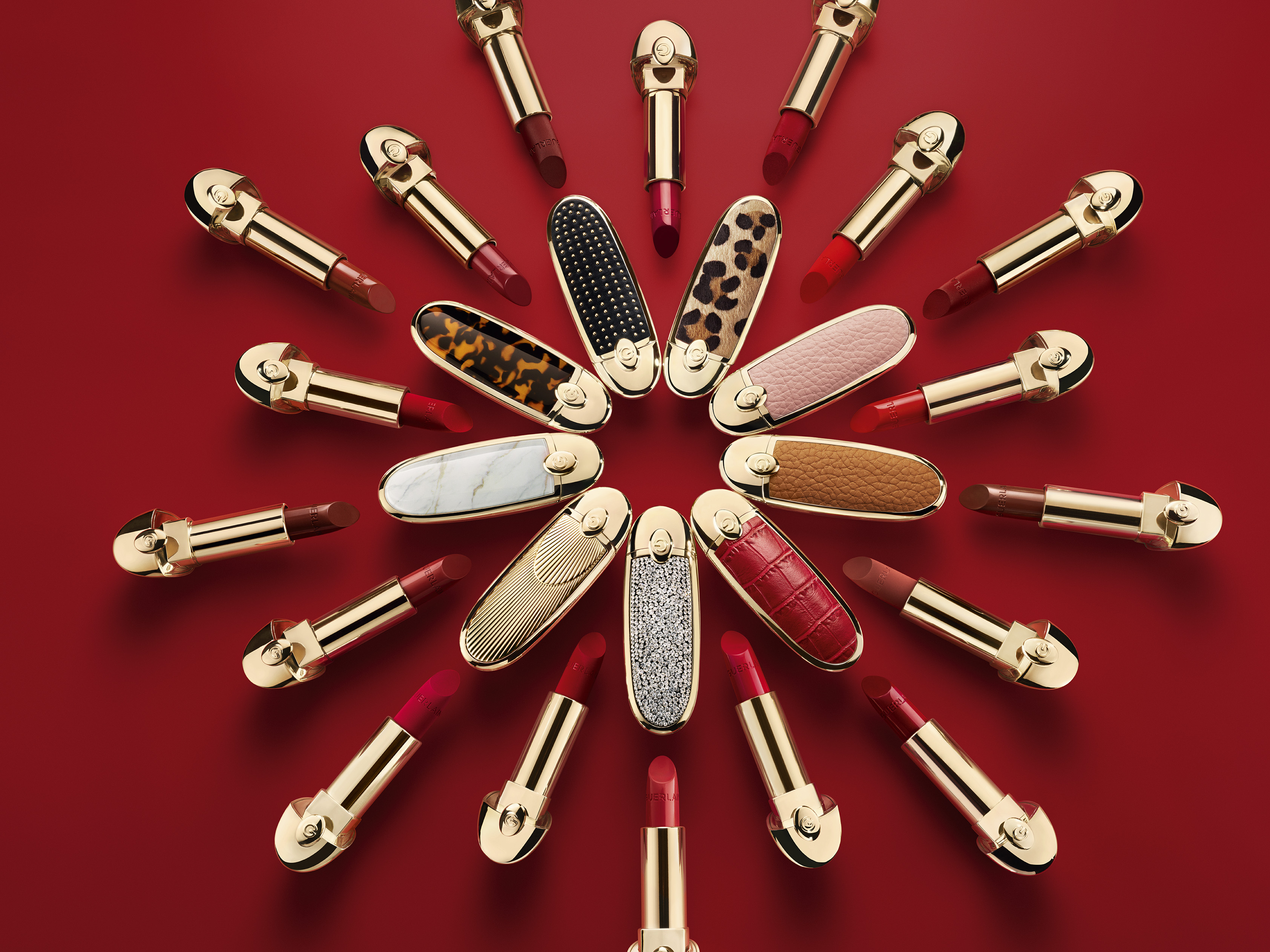 Die Farbpalette von Rouge G I © GUERLAIN