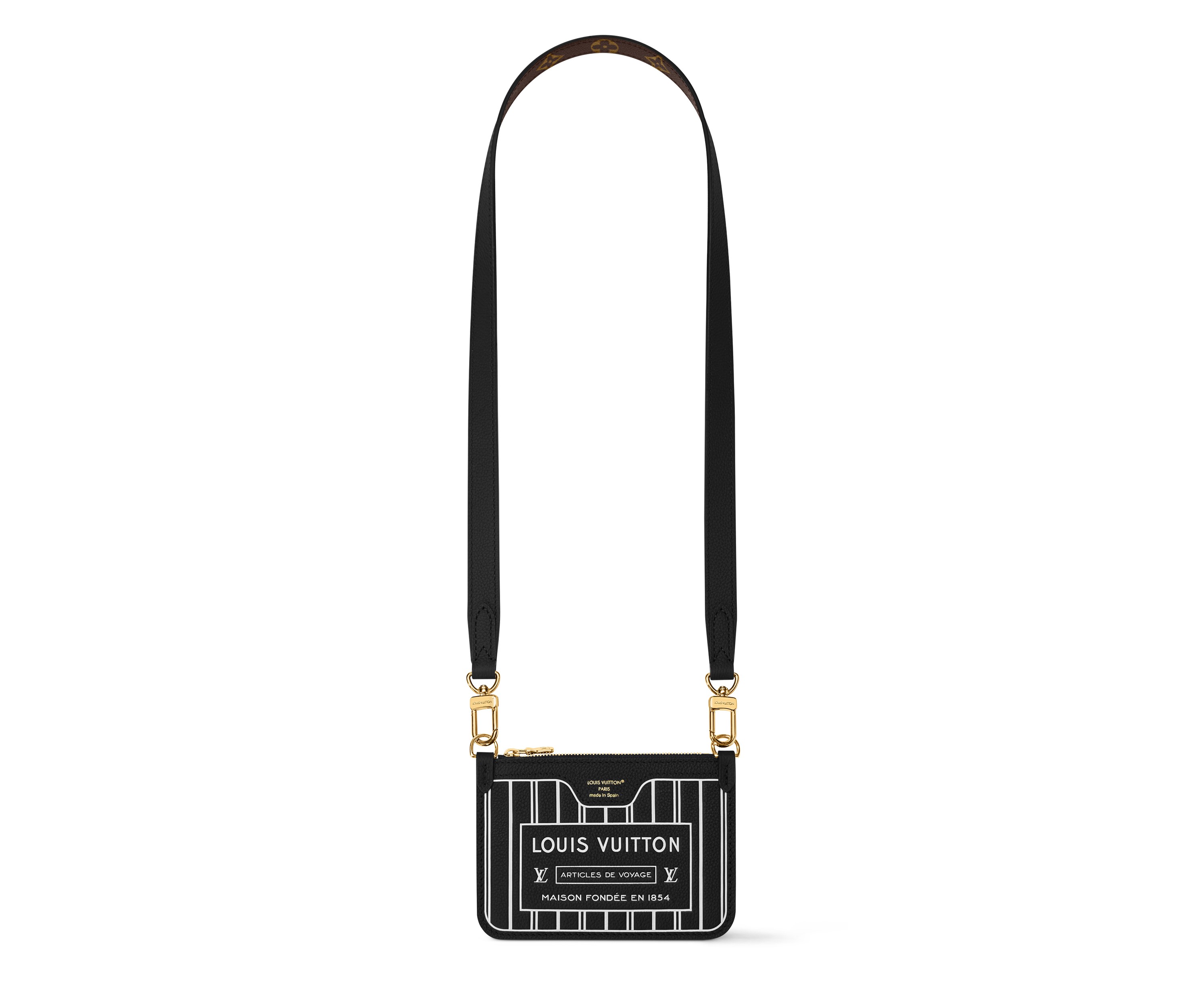NEVERFULL BANDOULIERE INSIDE OUT BB NOIR I © LOUIS VUITTON