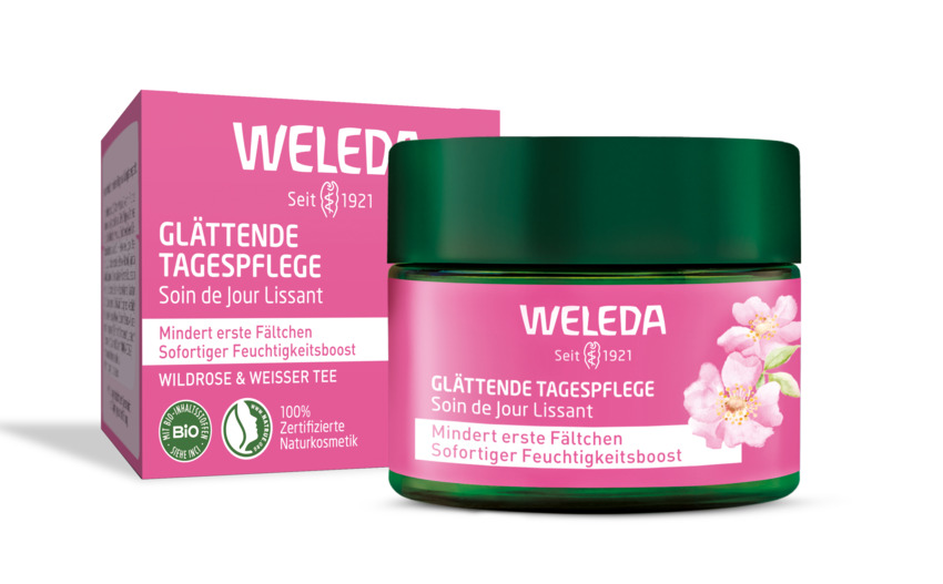 Glättende Tagespflege um UVP € 15,95 I © Weleda