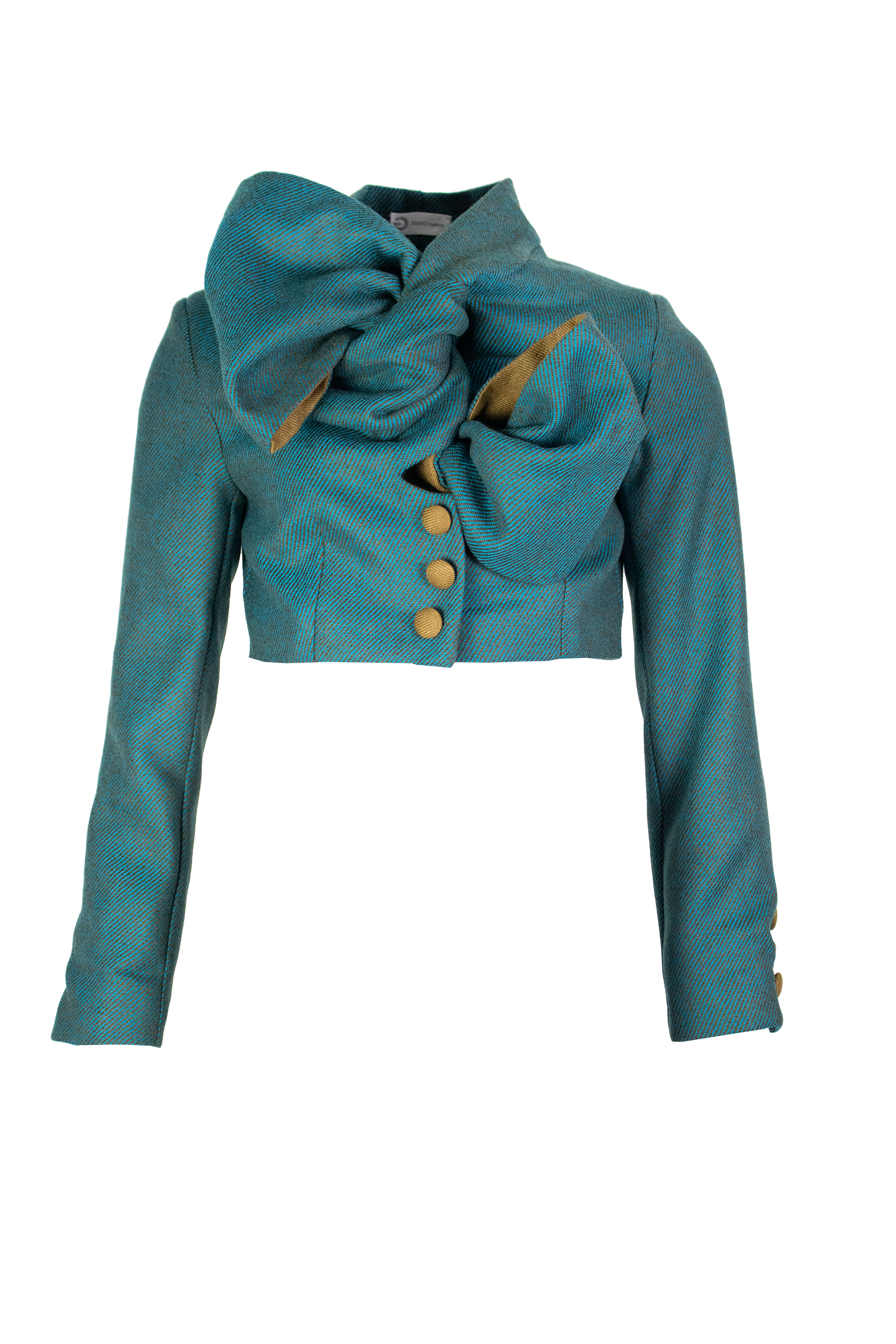 Big Bow Jacke aus Wolle I © Gina Drewes