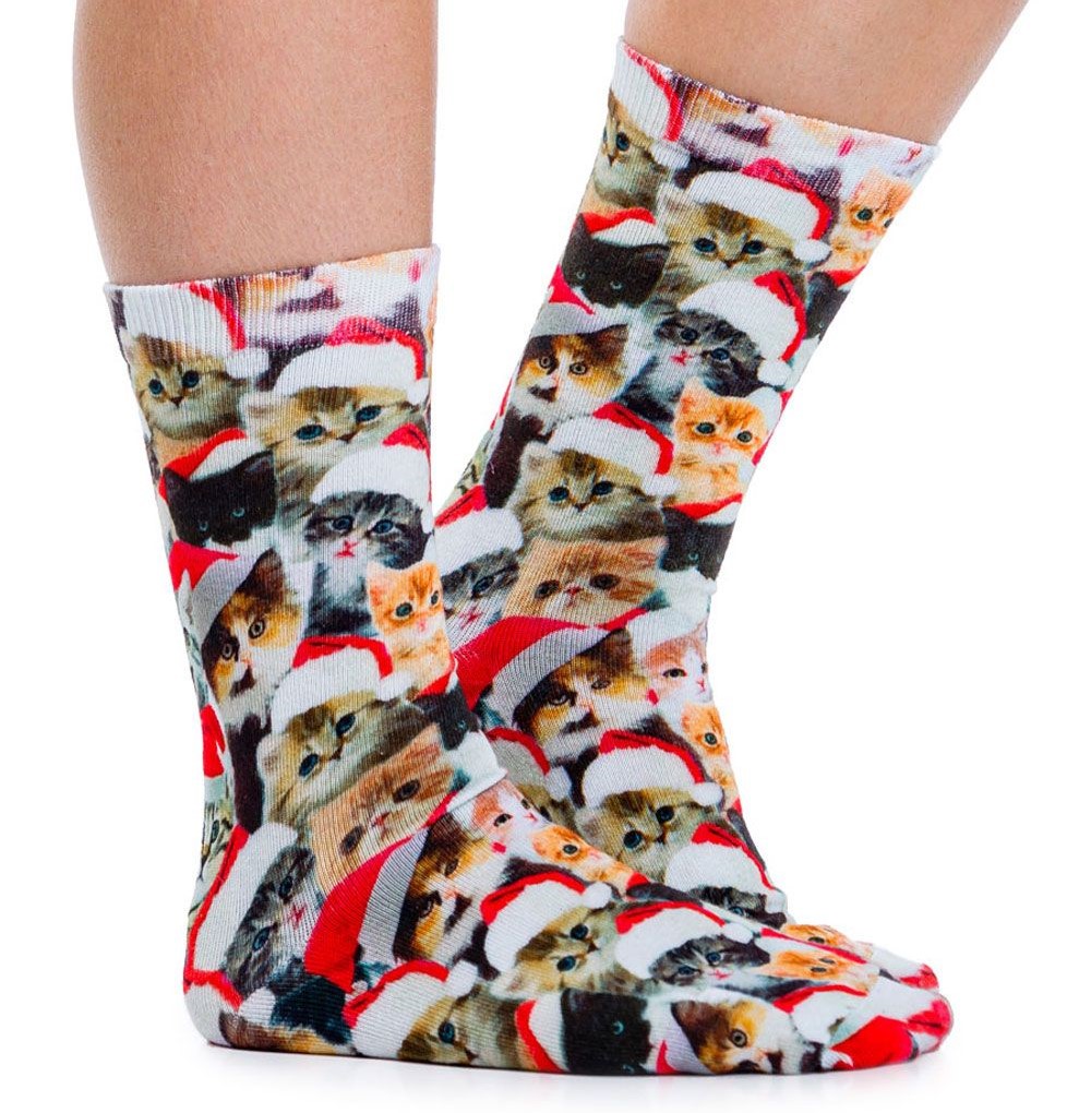 Socken "Meowy Catmus" I © uppers & downers