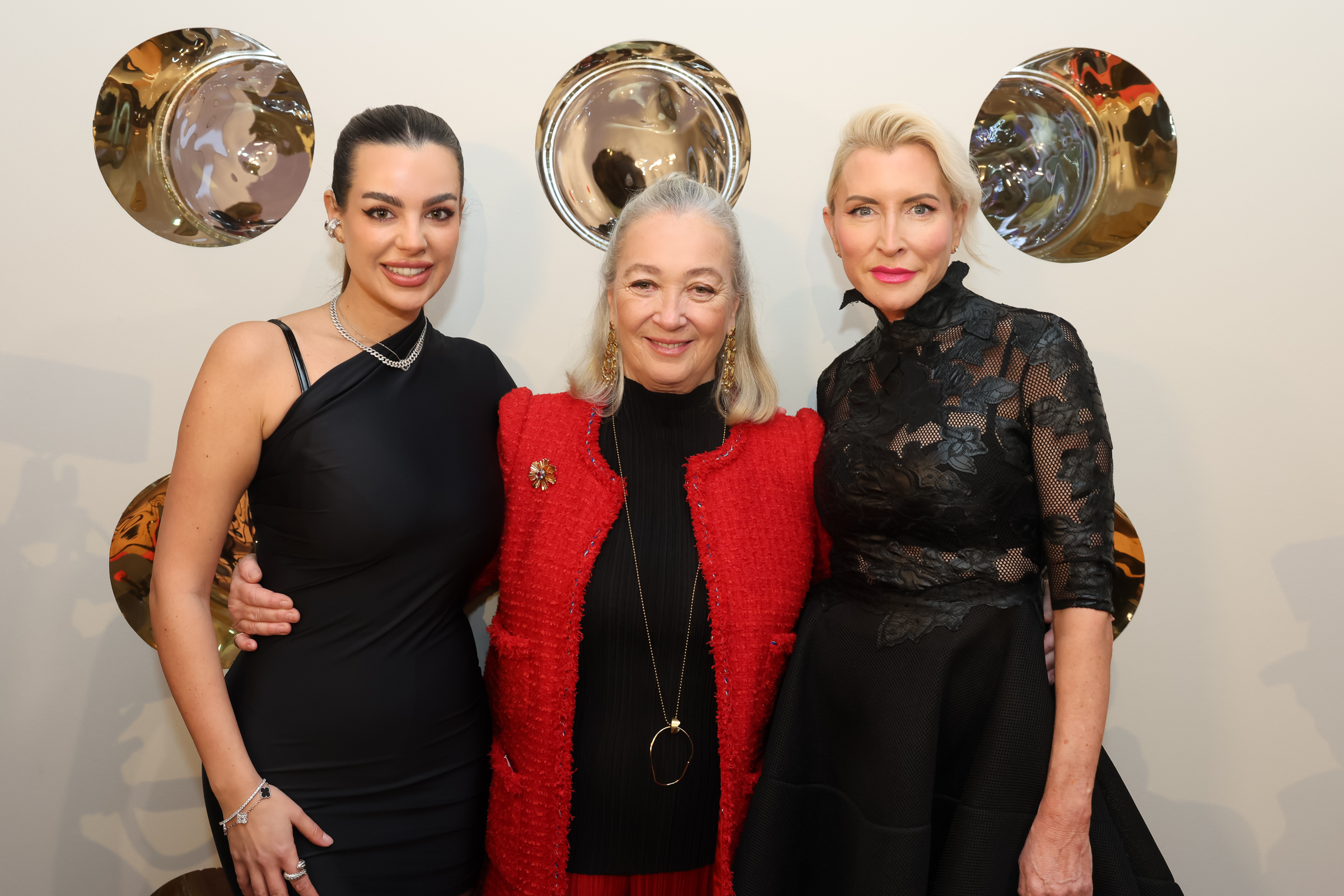 Nadine Mirada mit Agnes Husslein und Heather Mills I © Katharina Schiffl