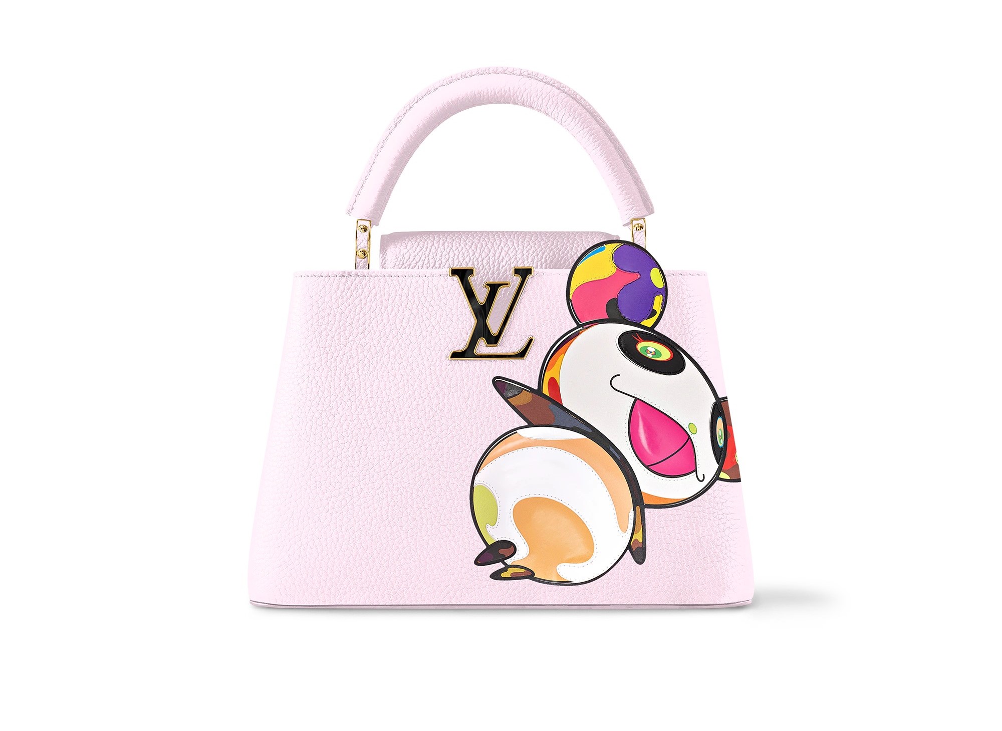 Louis Vuitton x Takashi Murakami Capucines BB Rose Pale Superflat I © Courtesy of Louis Vuitton