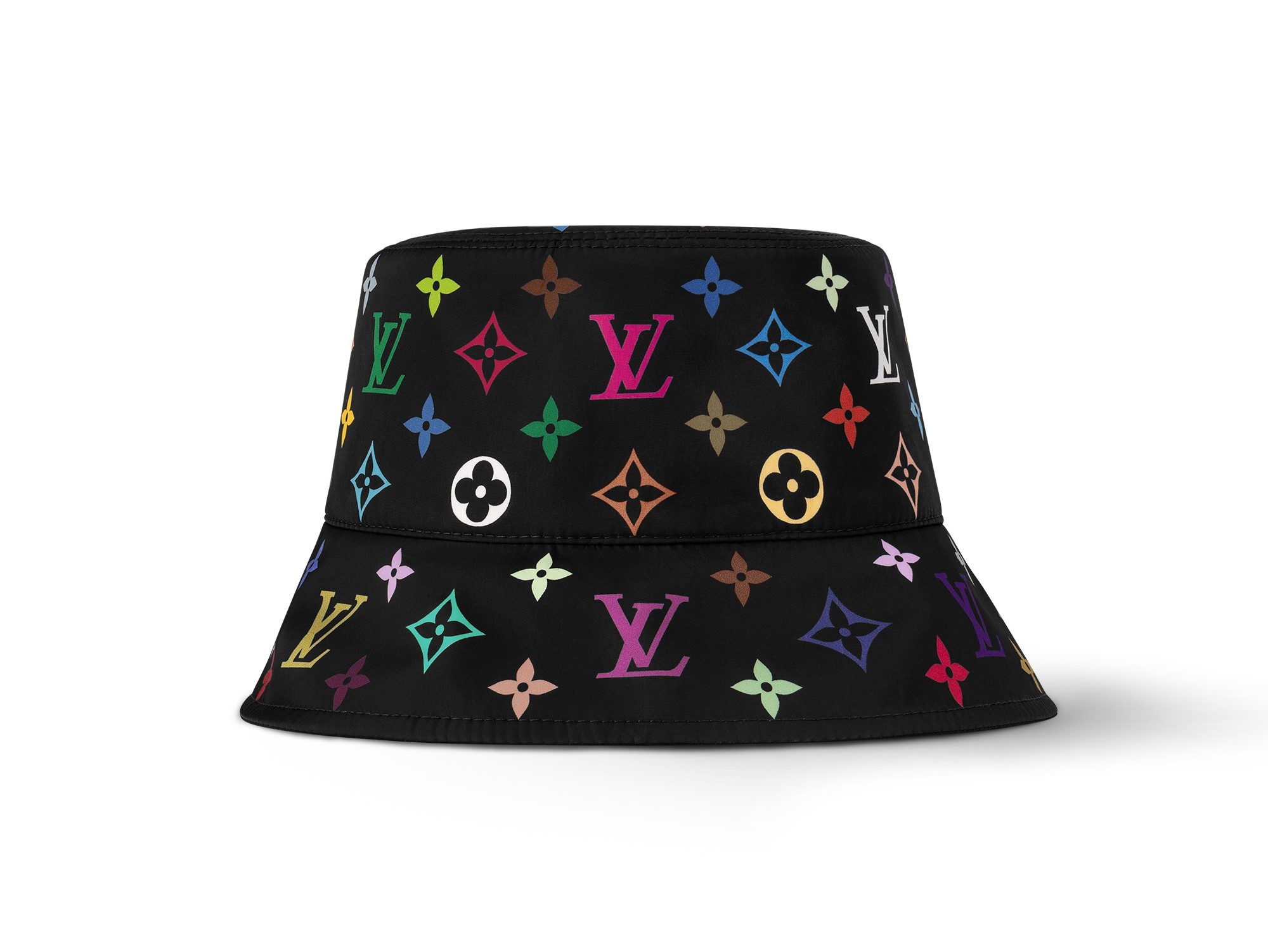 Louis Vuitton x Takashi Murakami Chapeau Reversible Noir I © Courtesy of Louis Vuitton