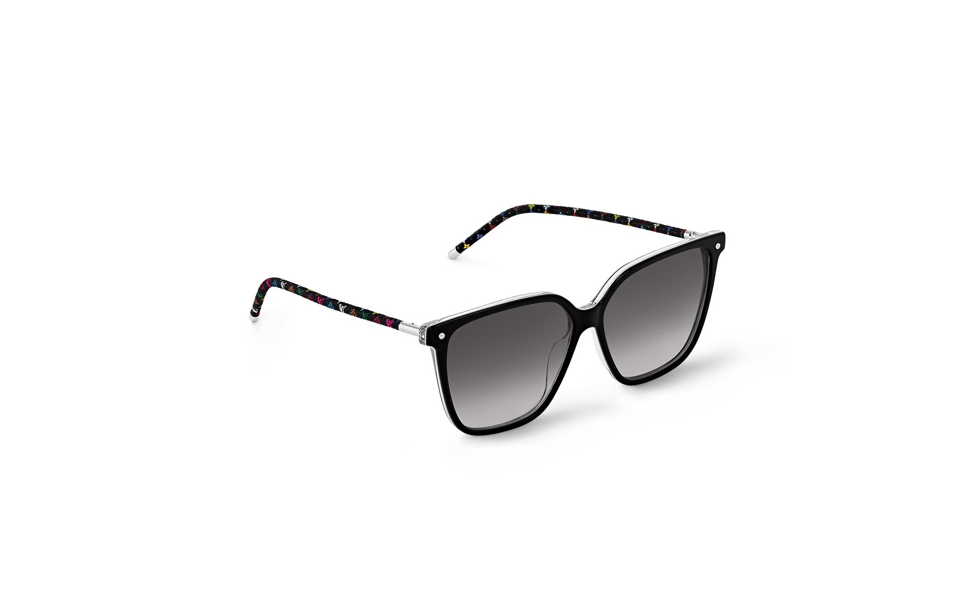 Louis Vuitton x Takashi Murakami Shades First SQ Black I © Courtesy of Louis Vuitton