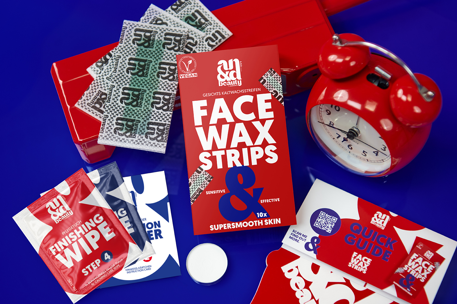 Kaltwachsstreifen Face Wax Strips I © A.N.D. BEAUTY