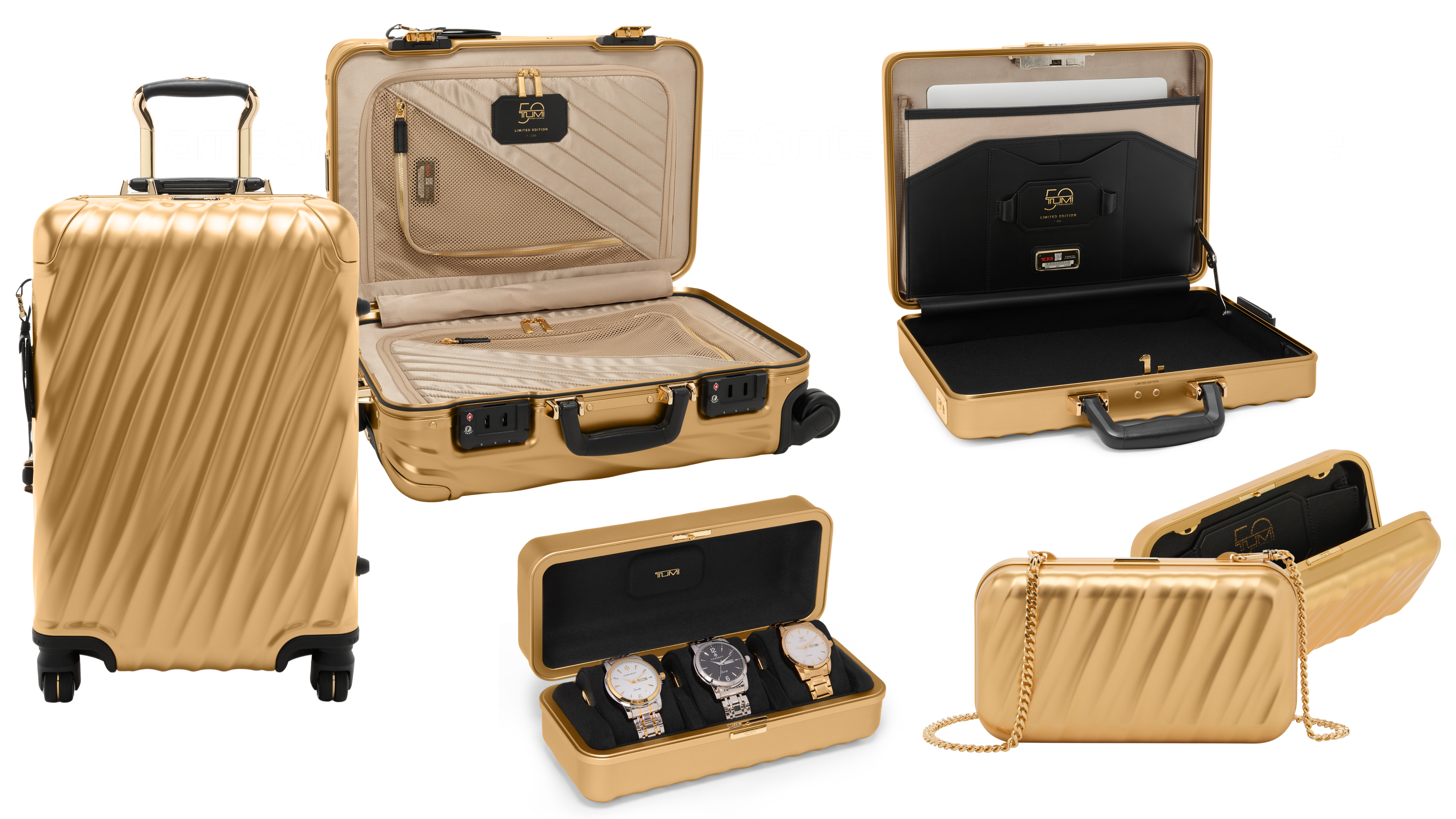 50th Anniversary Gold Collection I © TUMI