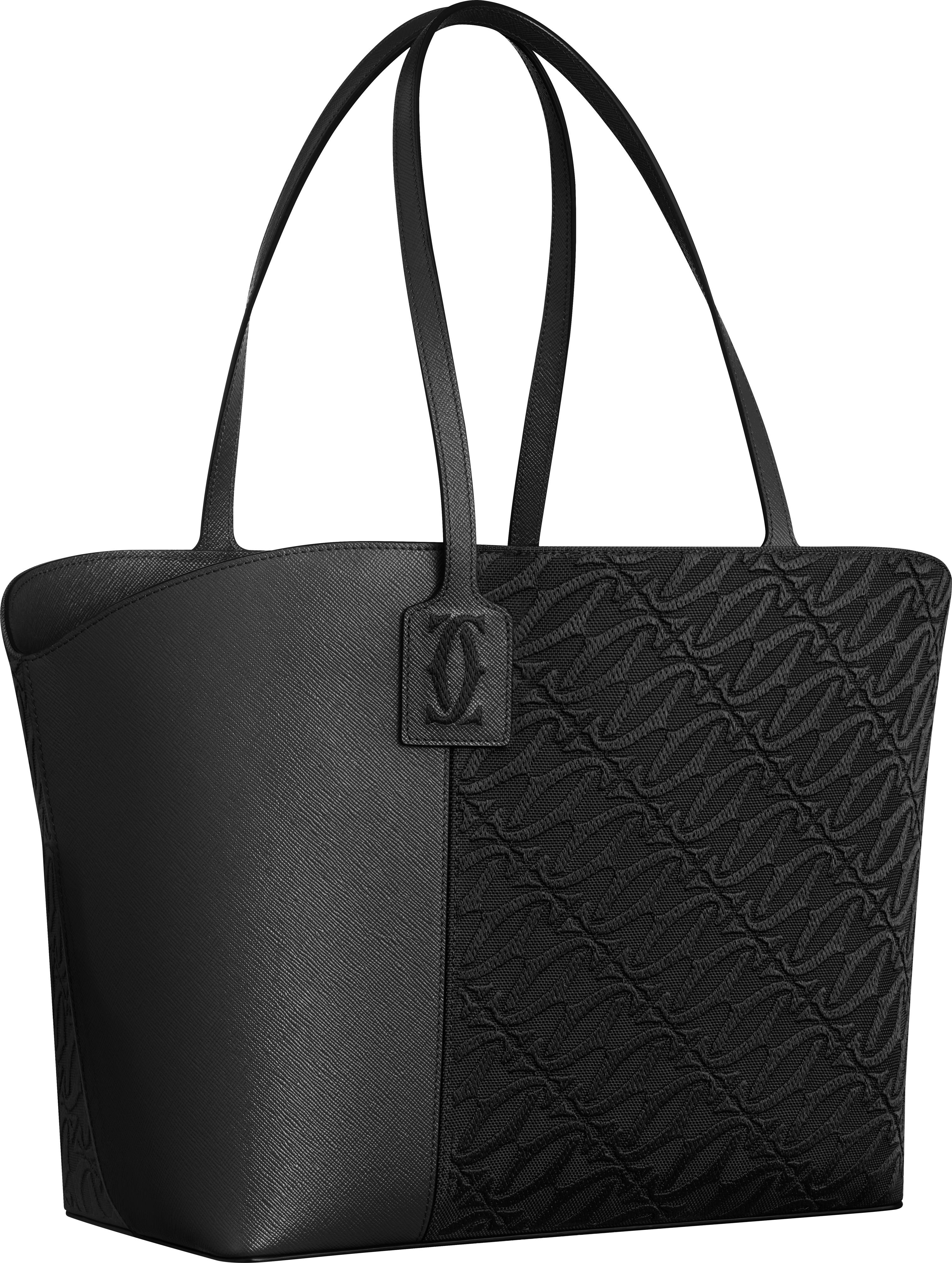 C de Cartier Kollektion Mini Tote Bag in Schwarz I © Cartier