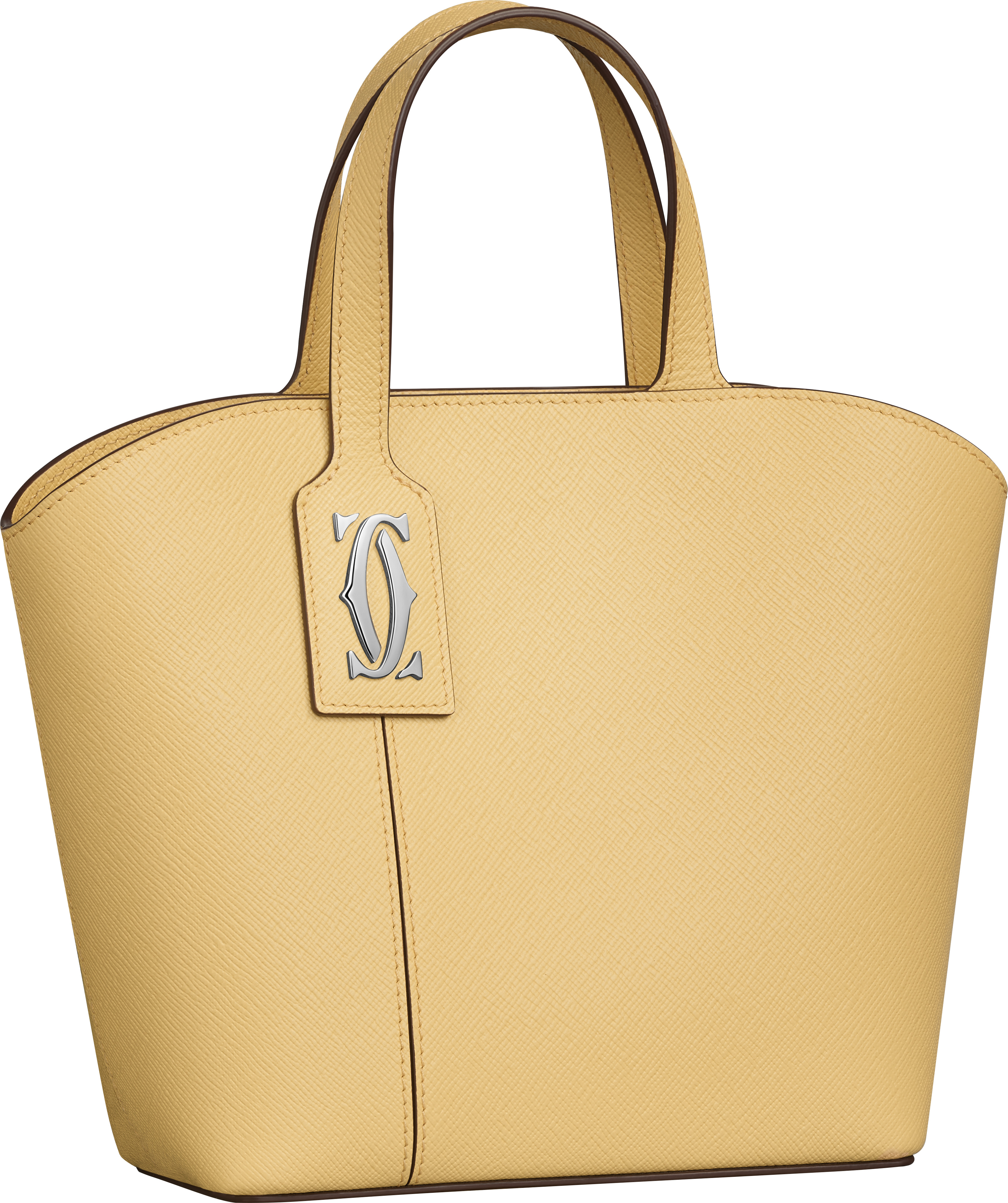 C de Cartier Kollektion Mini Tote Bag in Mimosengelb I © Cartier