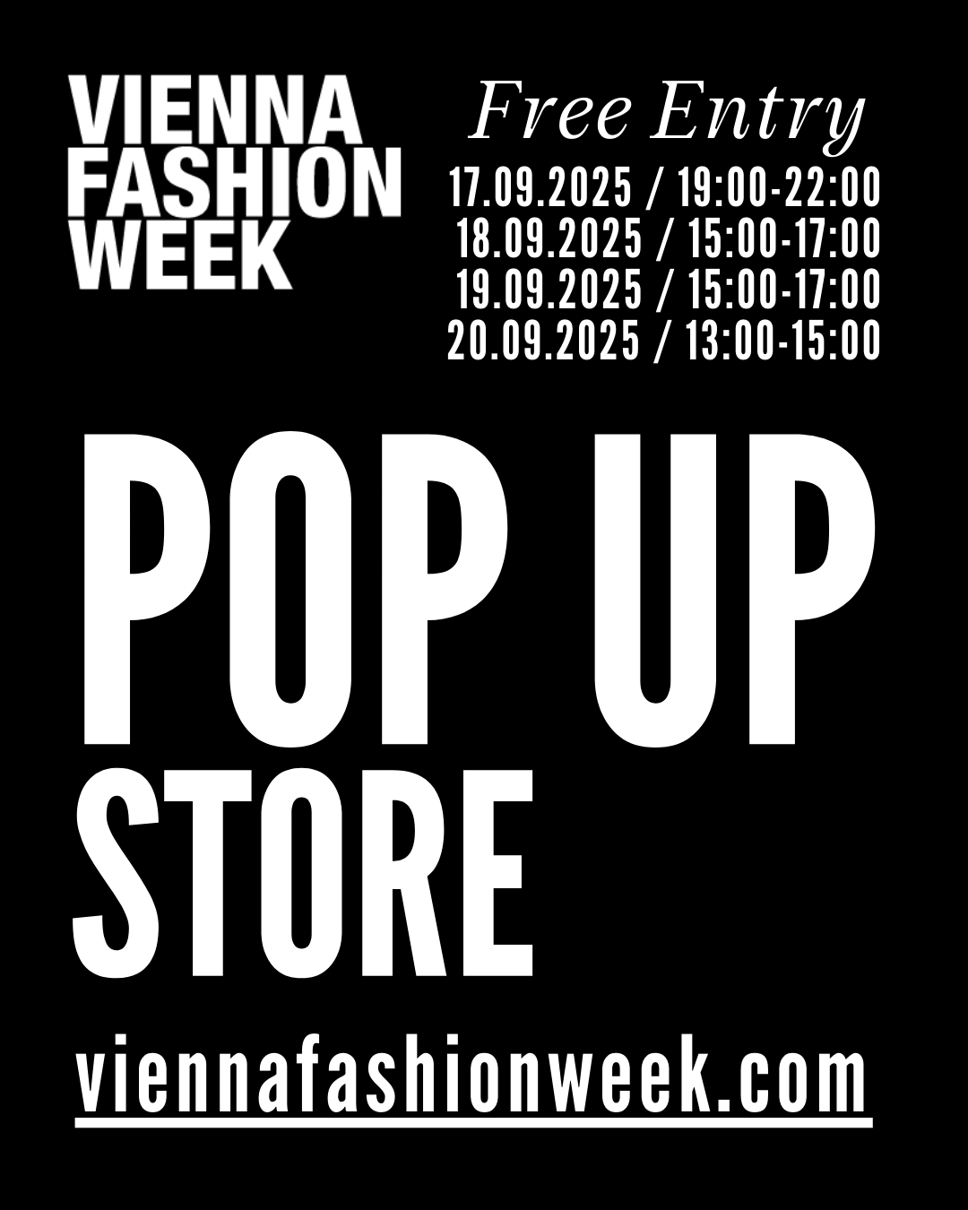 © Vienna Fashion Week.25 Pop Up