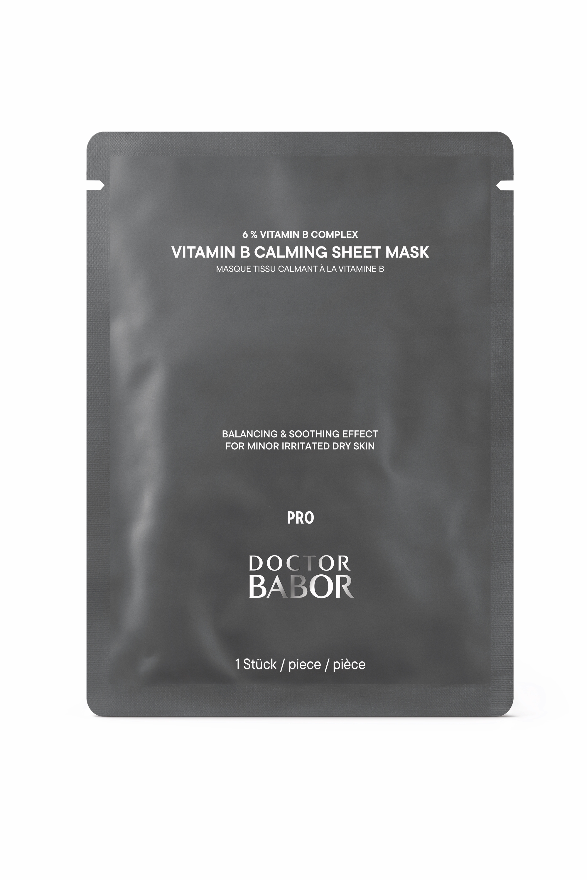 DOCTOR BABOR PRO Vitamin B Calming Sheet Mask I © BABOR