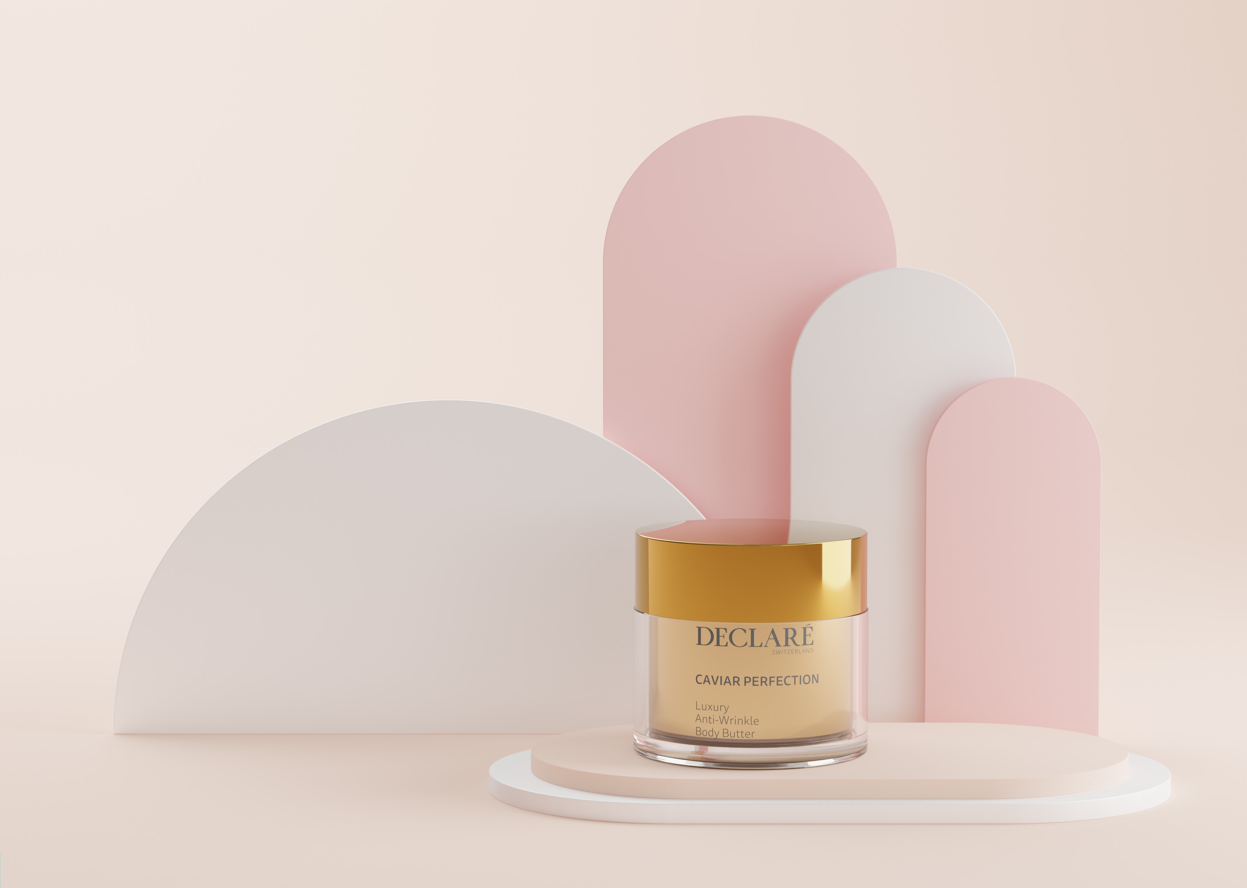 Luxury Anti-Wrinkle Body Butter aus der CaviarPerfection Linie I © Declaré Switzerland