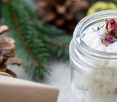 Rosiges Kuschel-Badesalz für Zwei I © Aromapflege 