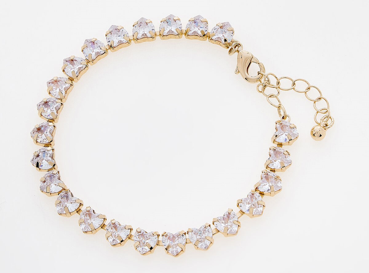 Goldfarbiges Herz-Armband I © TK Maxx