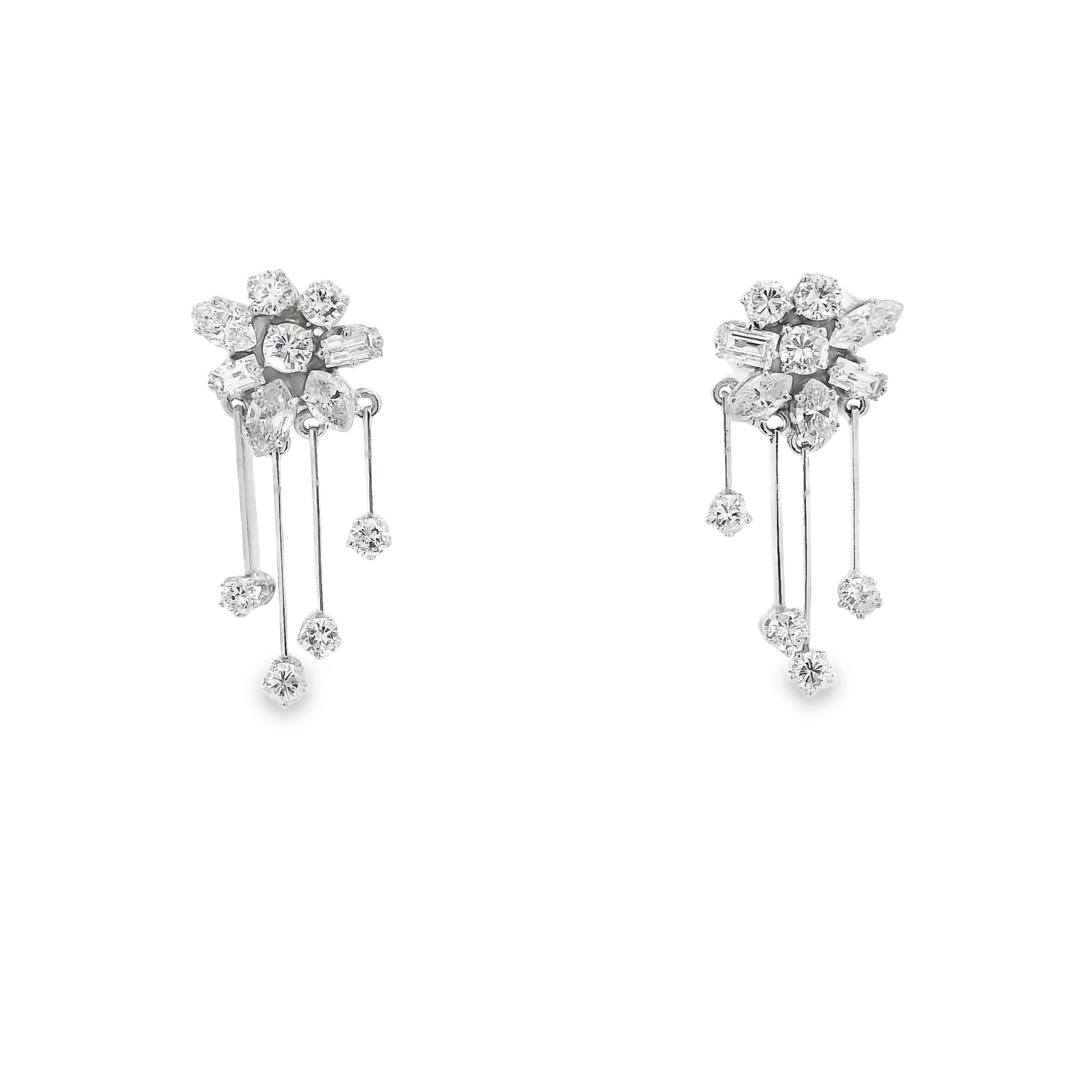 Vintage Diamant-Ohrstecker aus Weissgold und Diamanten I © Rozet & Fischmeister