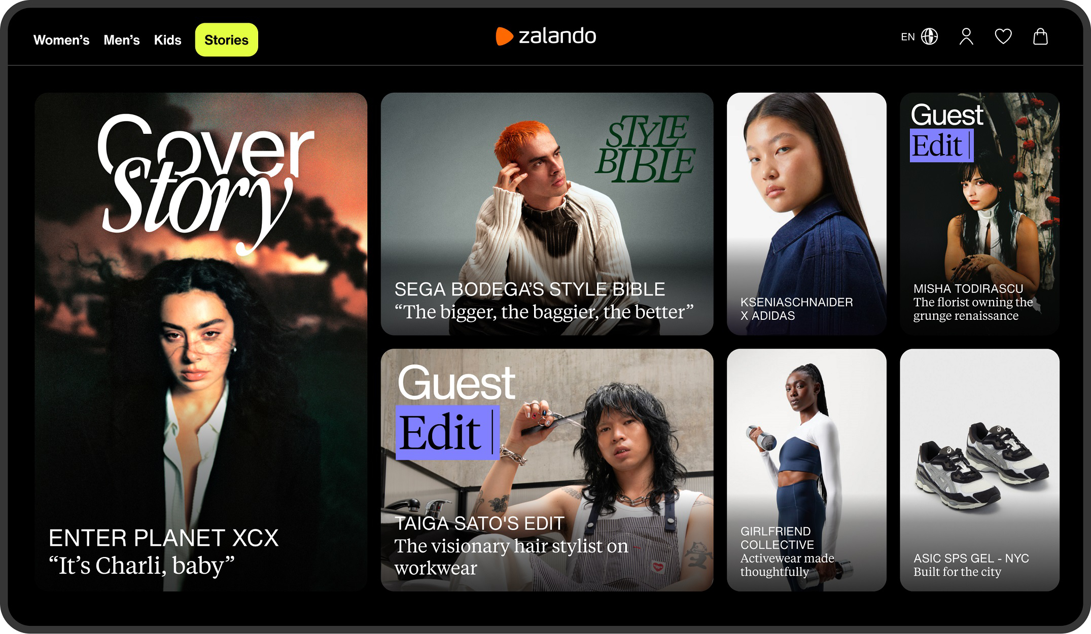 ZALANDO Storys