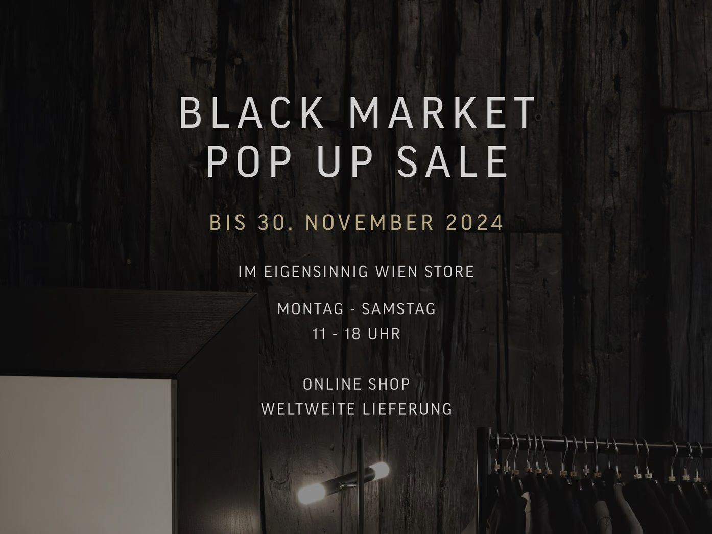 Black Market Pop-Up Sale I © eigensinnig